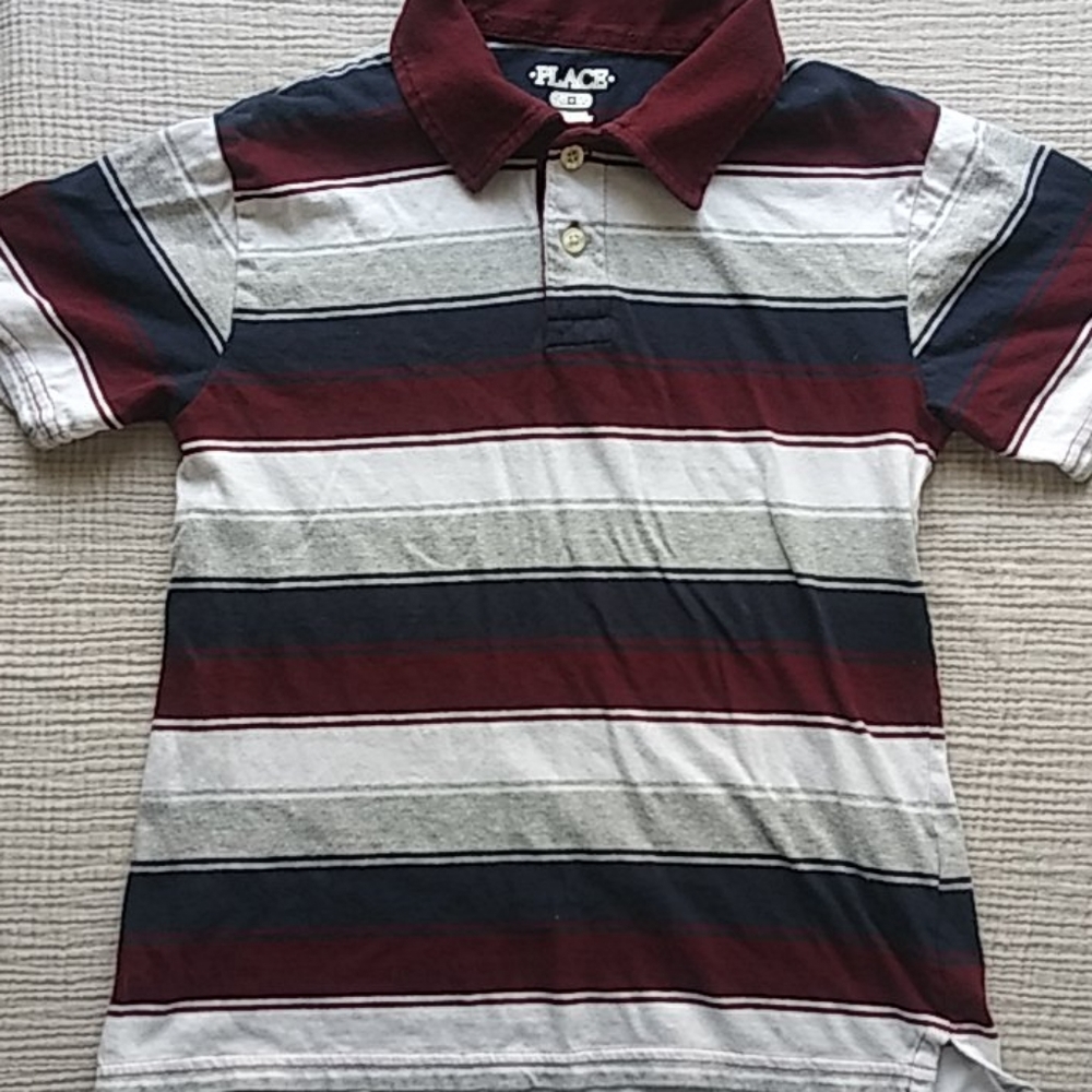 Children's Place Striped polo boys m 7/8